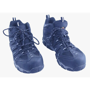 Thorogood Men's 804-6292 Leather WP Comp Safety Toe Hiker Boots Black Size 10 W